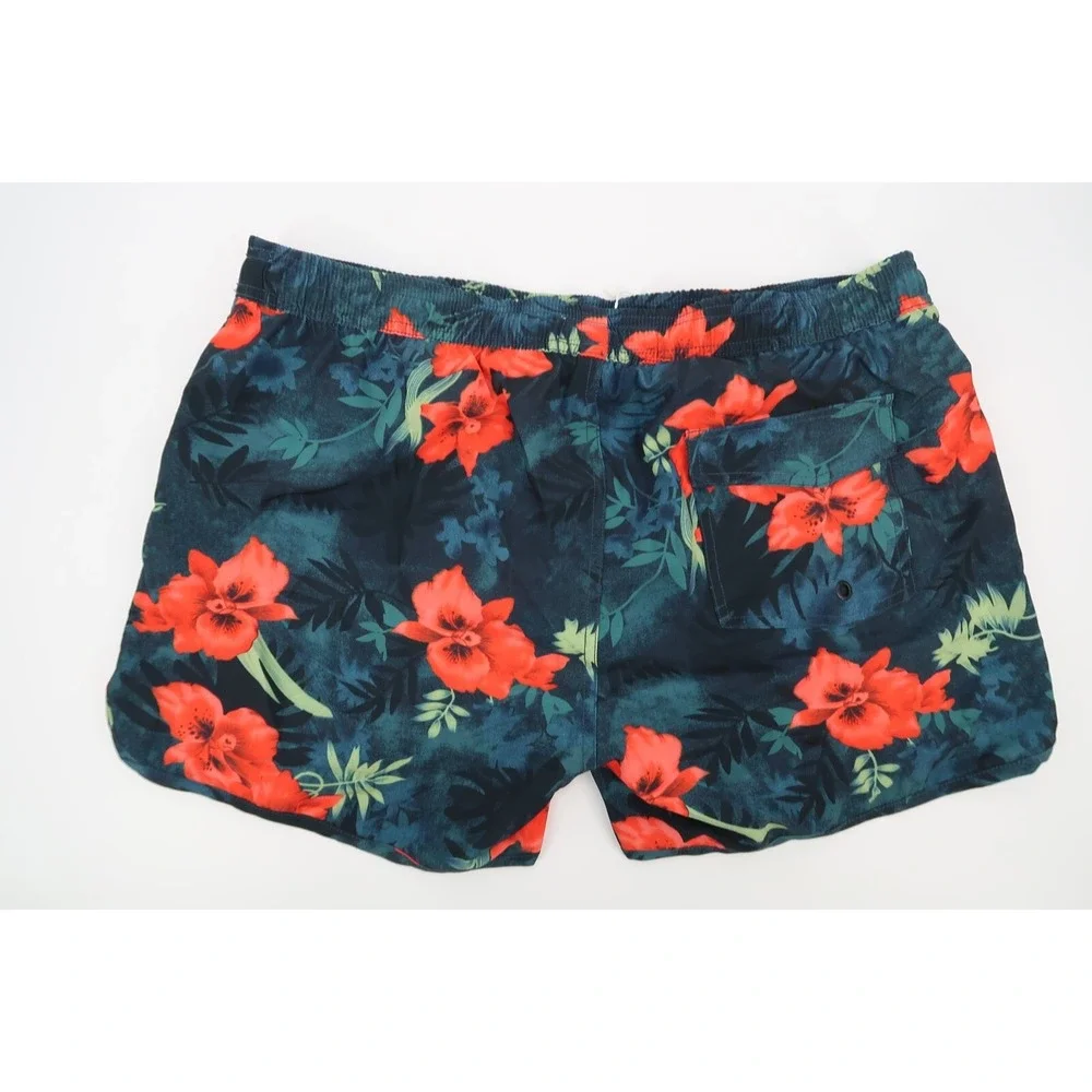 Maamgic Mens‎ XXL Swim Trunks Shorts Multicolor Floral 4.5